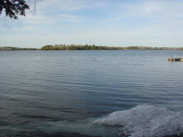 All open in front of the docks